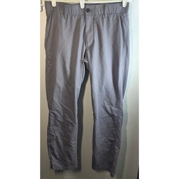 Under Armour Other - Under Armour Mens Stretch Pants Mens 32x30 Gray Athletic Stay Put Waist Workout